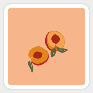 peaches Sticker